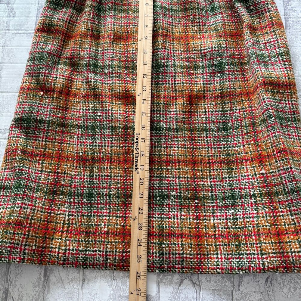 VTG Pendleton Virgin Wool Plaid 3 Piece Suit Blazer Skirt Trousers Old Money 18 - Picture 11 of 16